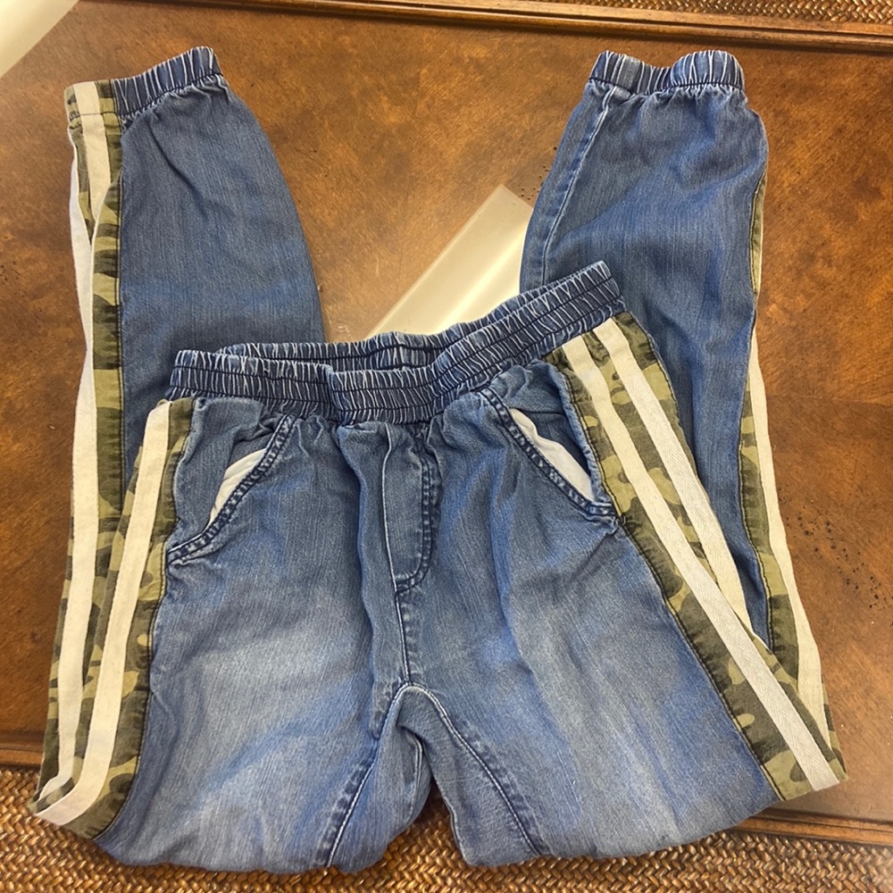 Camo stripe jeans